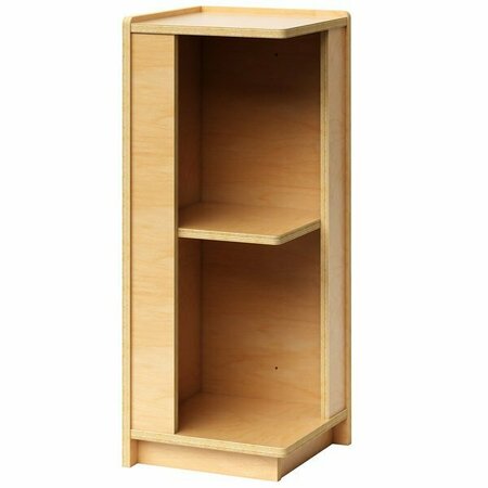 WHITNEY BROTHERS WB1790 Preschool Storage Corner Cabinet - 11 11/16'' x 11 3/4'' x 30'' 9461790